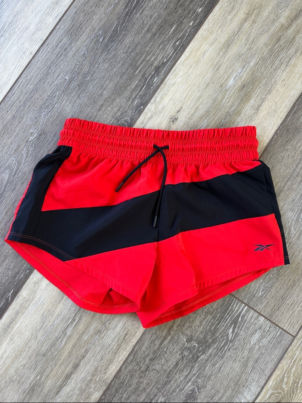 Women’s Reebok Red and Black Athletic Shorts